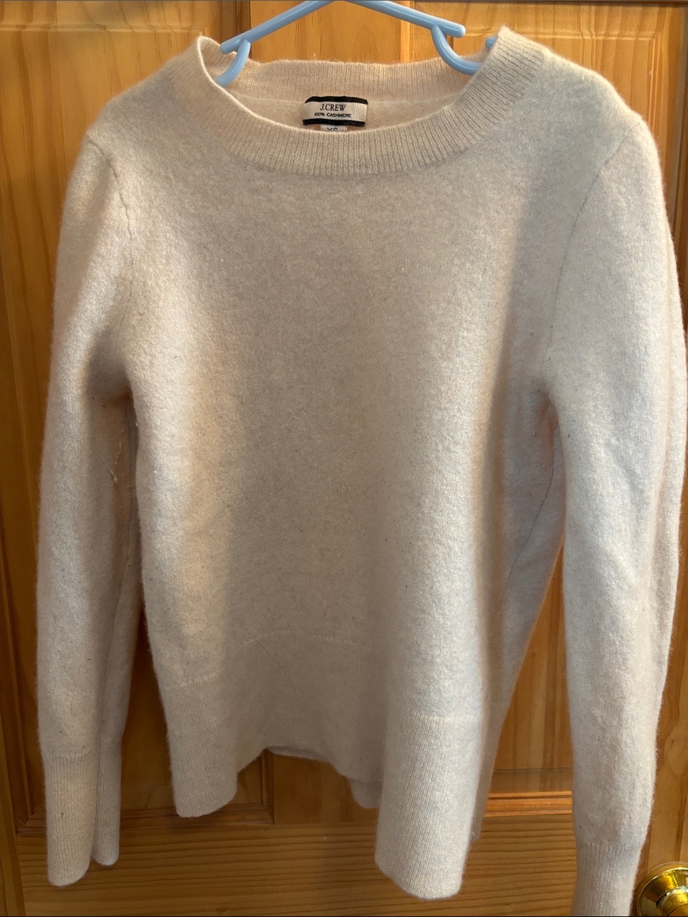 J. Crew Soft Cream Crewneck Sweater